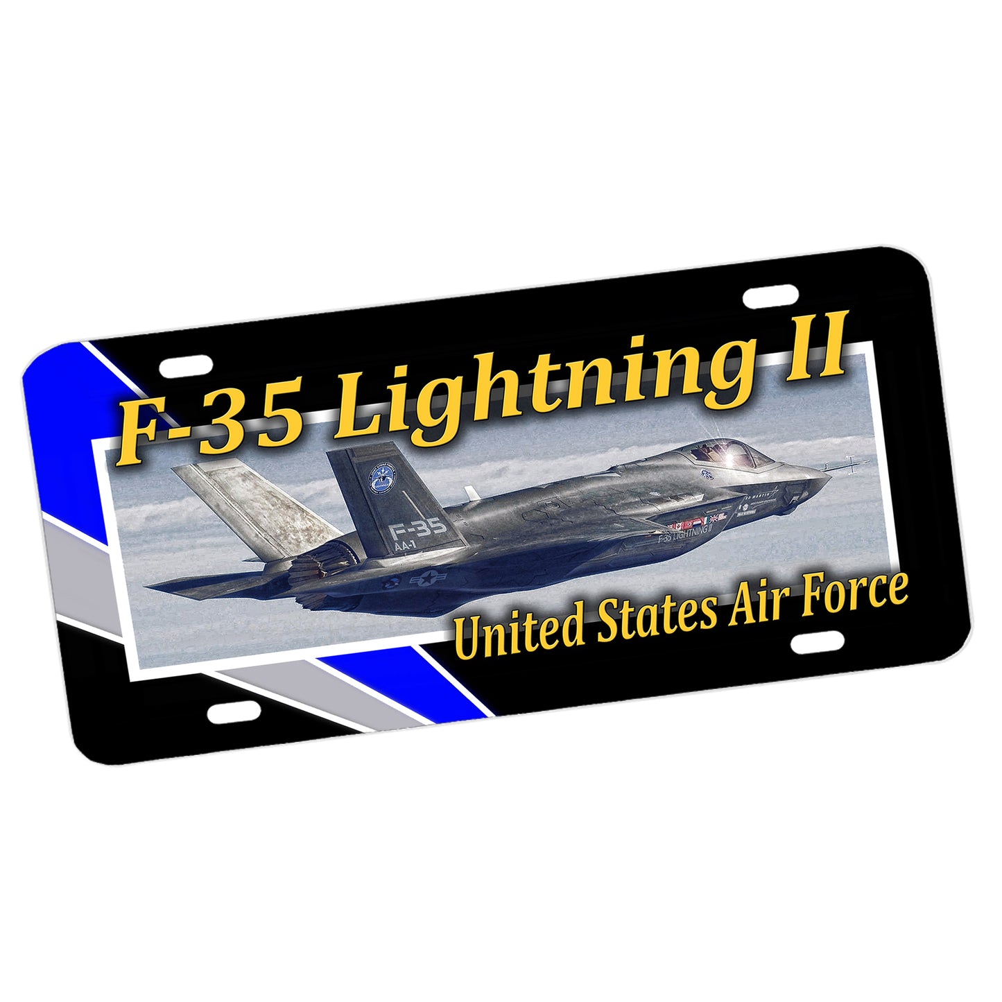 LP-194 F-35 Lightning II United States Air Force License Plate