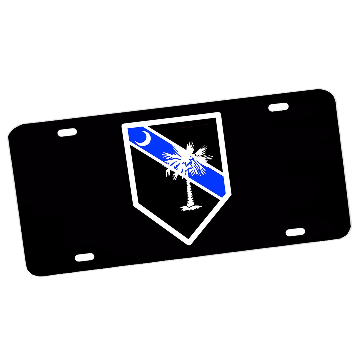 LP-192 South Carolina Moon and Palm Design License Plate