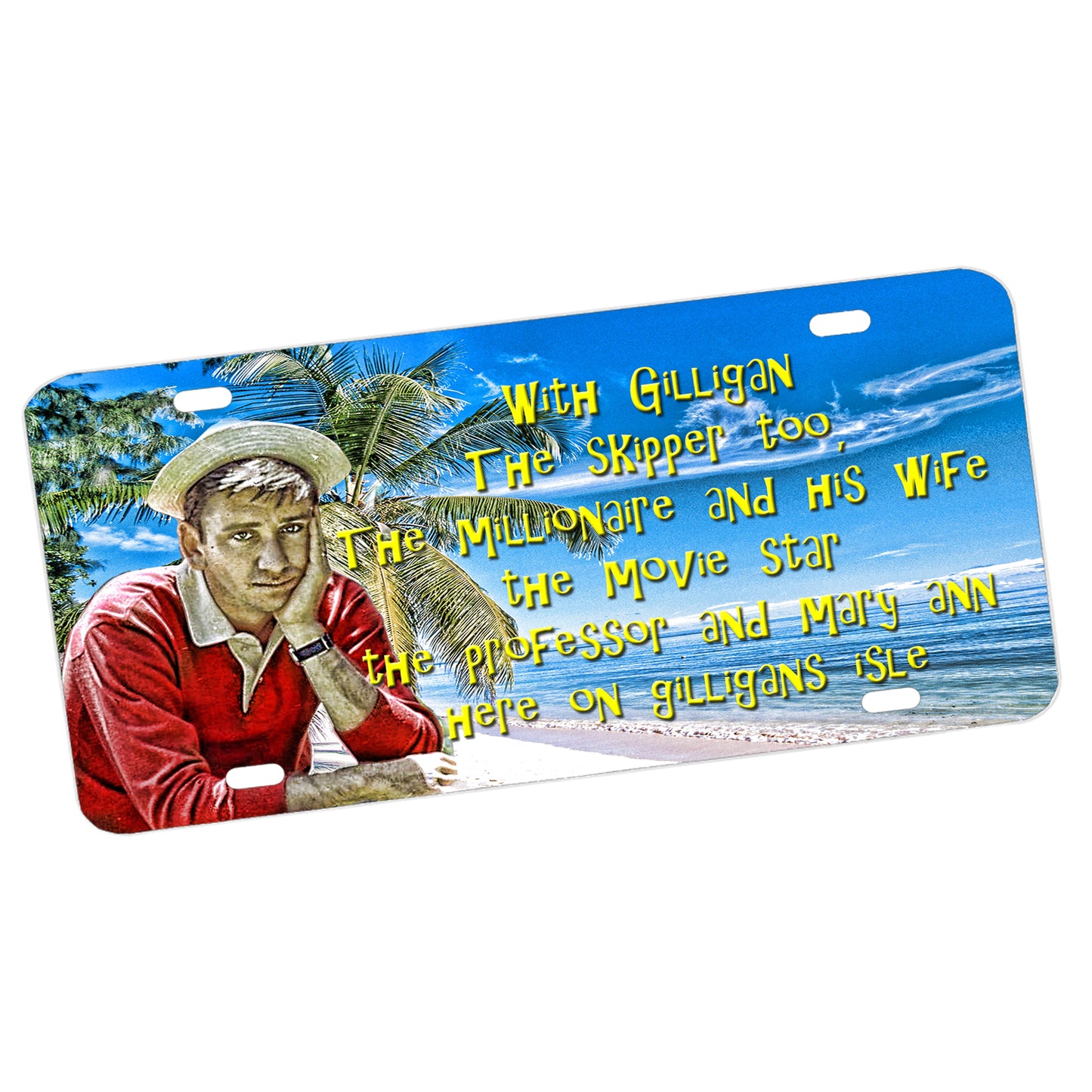 LP-159 Gilligan Angle WEB License Plate