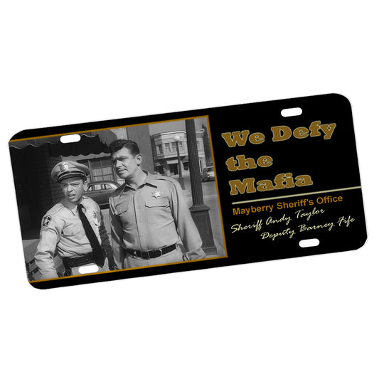 LP-278 Police Mayberry WEB License Plate