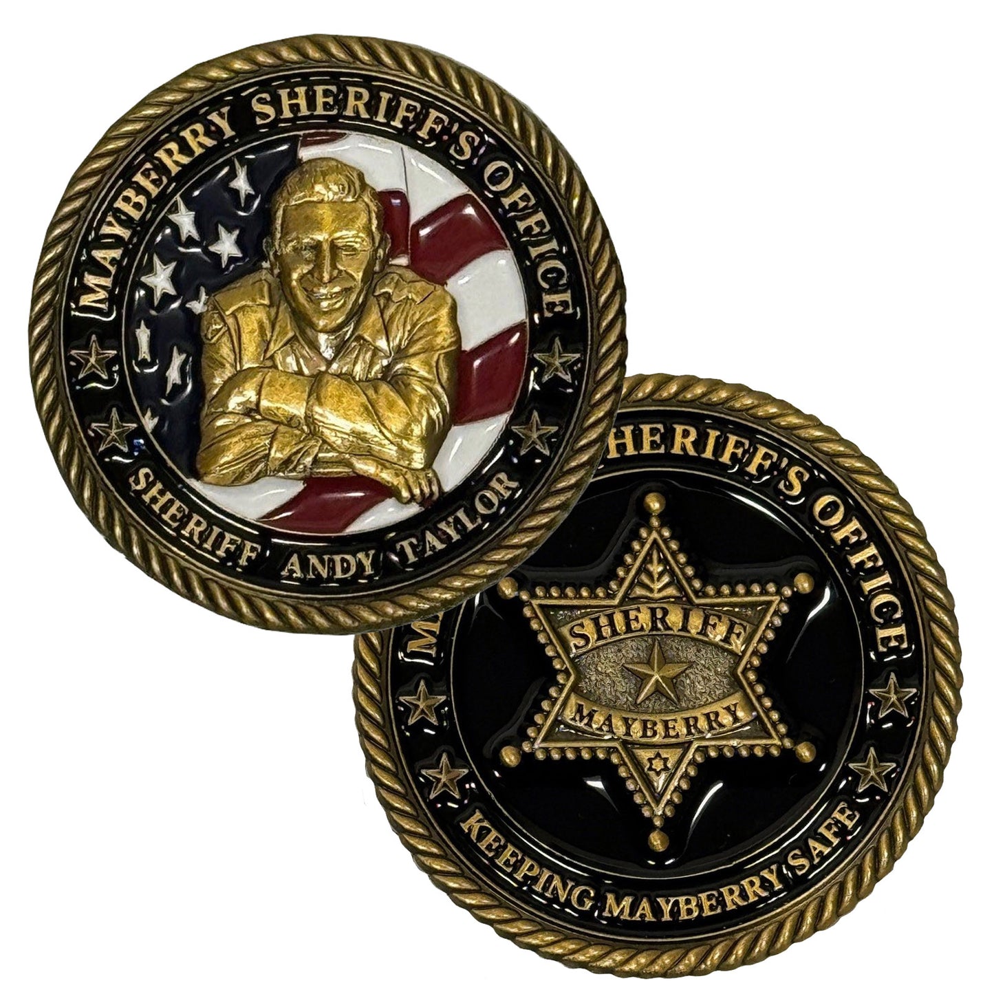 Challenge Coin - Mayberry Sheriff Taylor Sheriff's Office