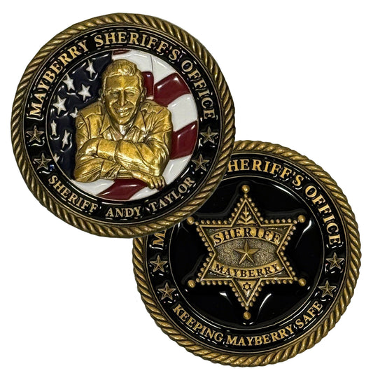 Challenge Coin - Mayberry Sheriff Taylor Sheriff's Office