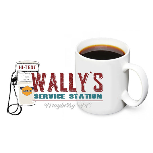 CM-086 Coffee Mug - Mayberry Wally's Service Station Gas Pump 12 Mugs
