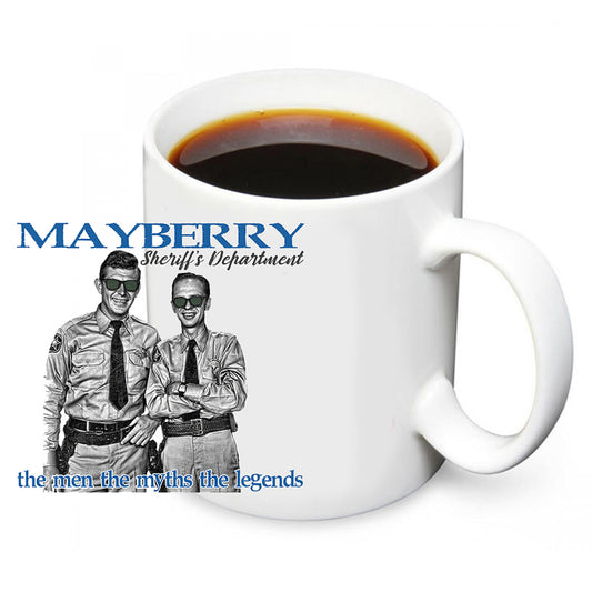 CM-093 Coffee Mug - Sheriff Taylor & Deputy Barney Fife The Men The Myths 12 Mugs