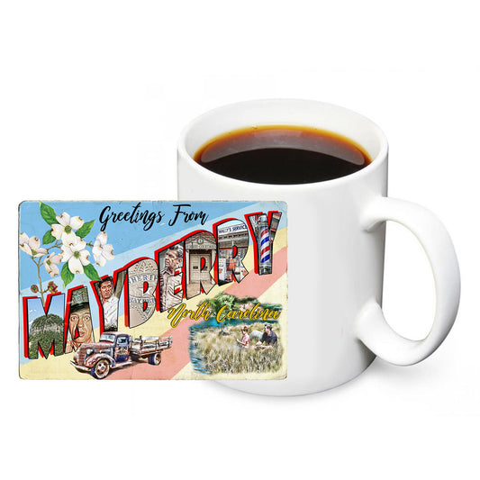 CM-096 Coffee Mug - Mayberry Greetings From Postcard 12 Mugs