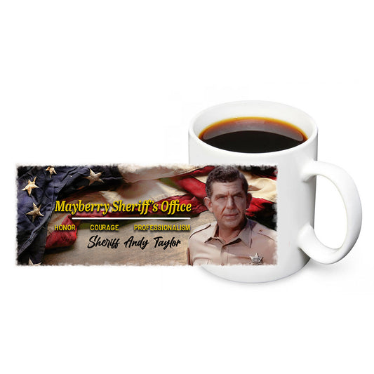 CM-185 Coffee Mug - Sheriff Andy Taylor Sheriff's Office 12 Mugs