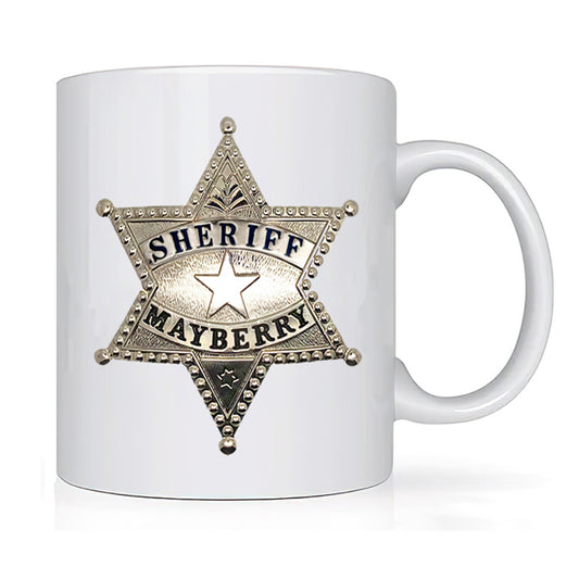 CM-192 Coffee Mug - Mayberry Sheriff's Office Sheriff Badge 12 Mugs