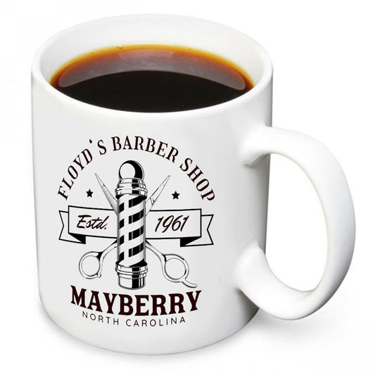 CM-193 Coffee Mug - Mayberry Floyd's Barber Shop 12 Mugs