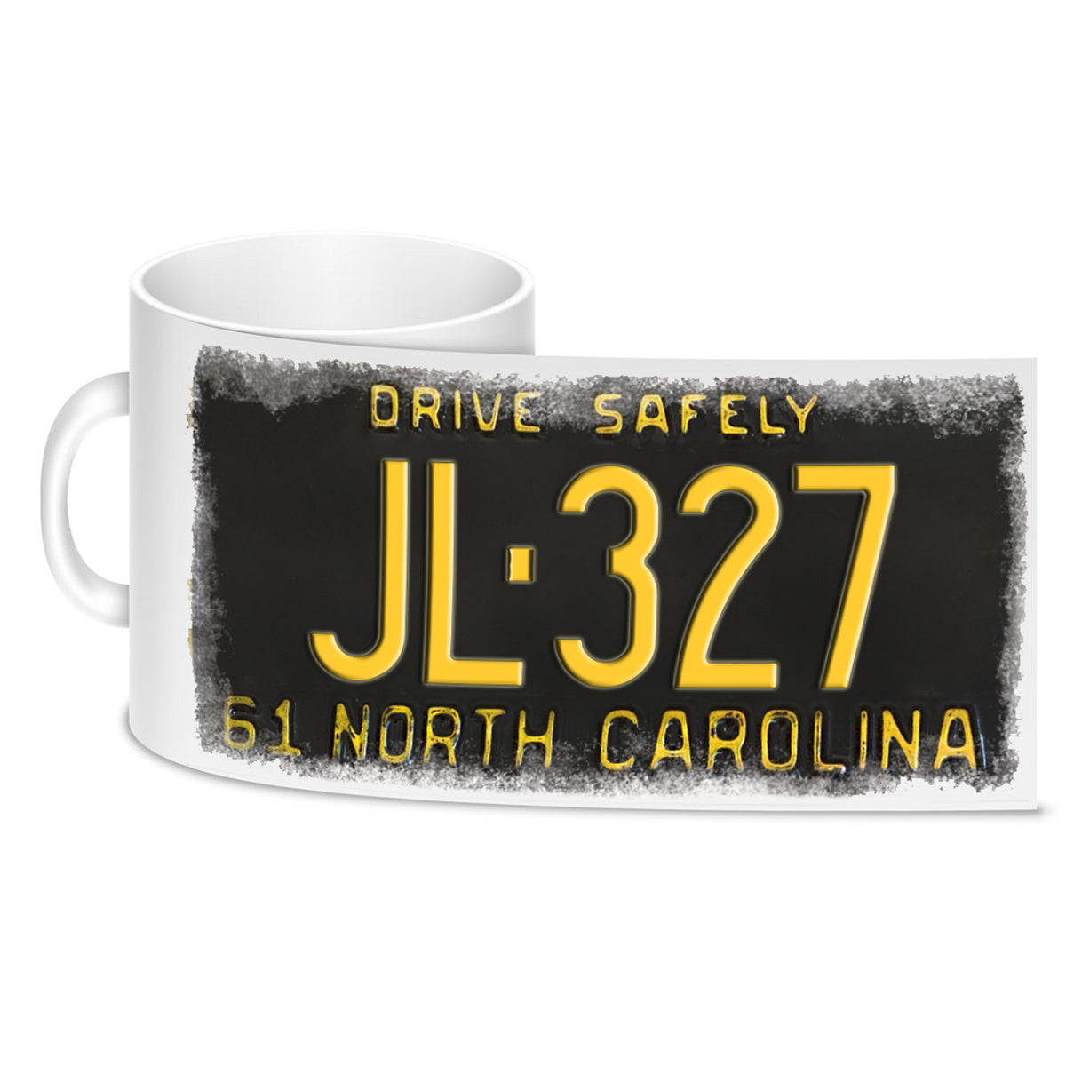 CM-214 Coffee Mug - Mayberry Squad Car License Plate JL-327 12 Mugs