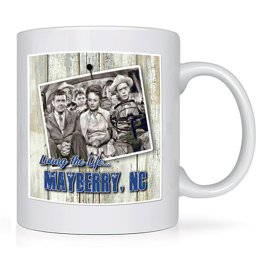 CM-307 Coffee Mug - Mayberry Andy Barney Thelma In Car 12 Mugs