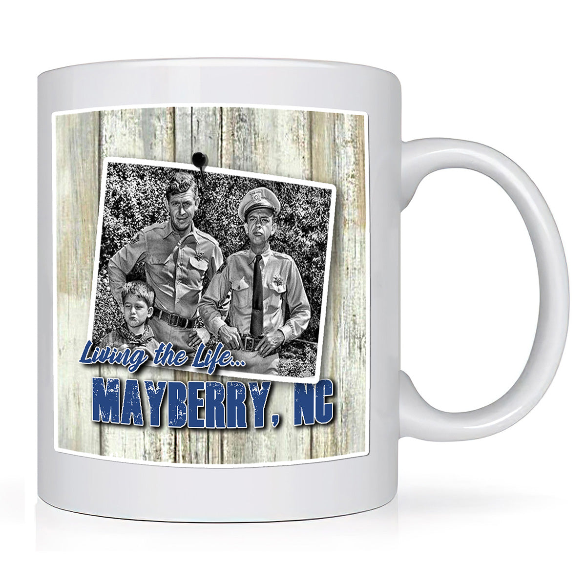 CM-319 Coffee Mug - Mayberry Living the Life Andy Barney & Opie 12 Mugs