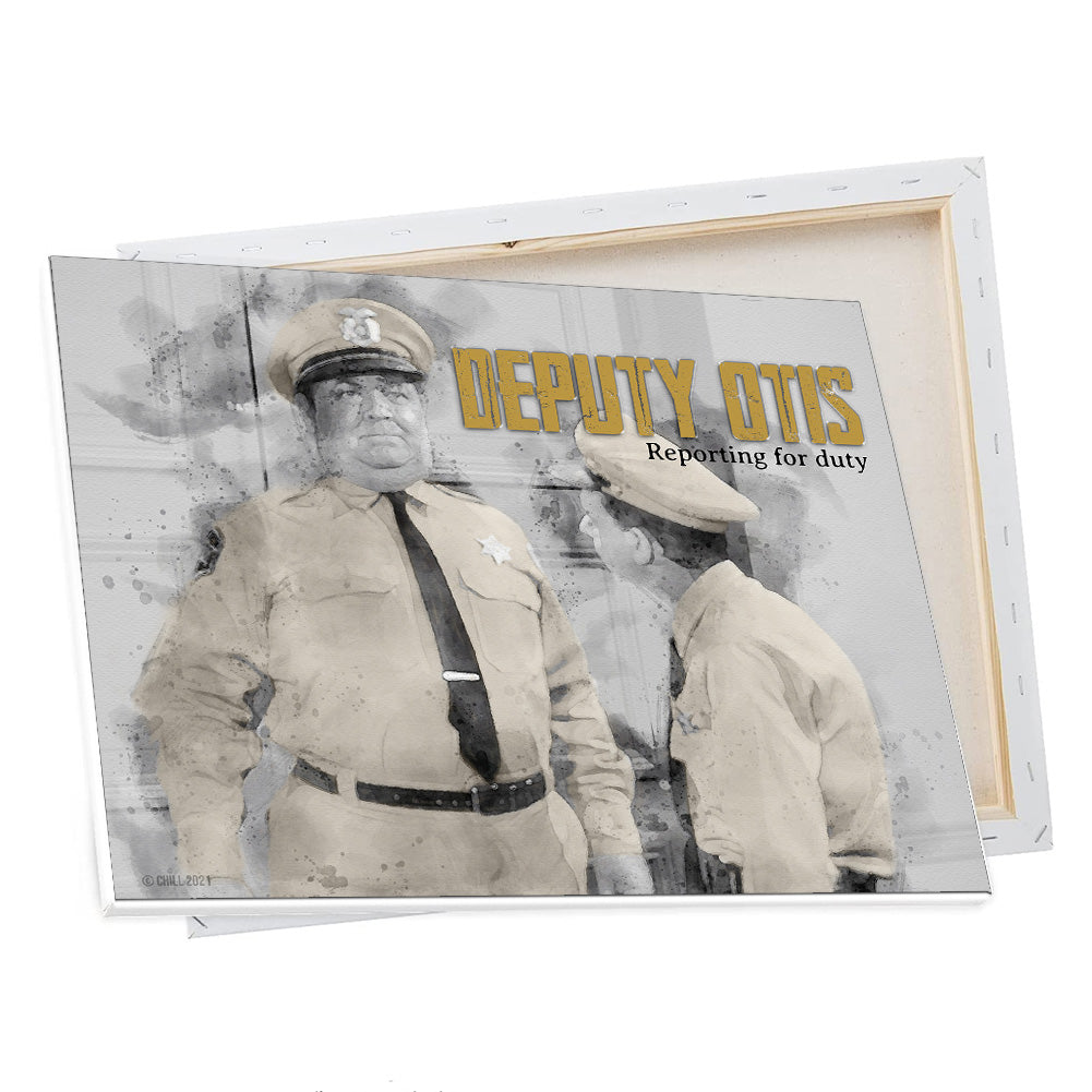 CV-496 Canvas Prints - Mayberry Deputy Otis Reporting For Duty