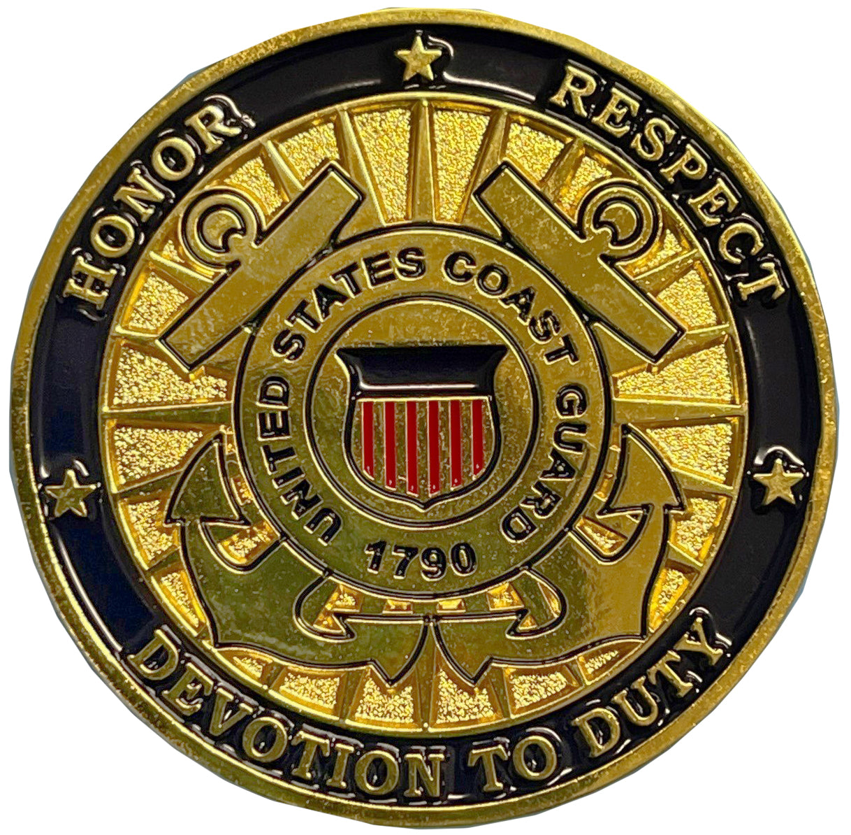 Challenge Coin - USCGC Ingham Key West 100 Coins