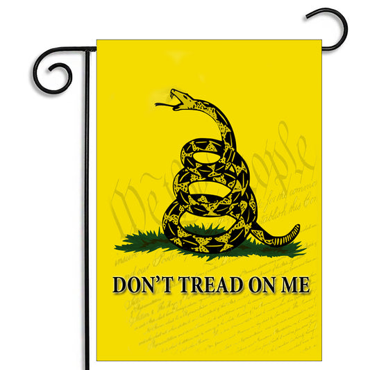 GFLG-004 Garden Flag - Patriotic Gadsden Don't Tread On Me