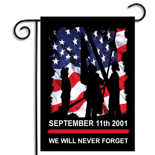 GFLG-034 Fire - Garden Flag Firefighters Sept 11 Memorial Flag