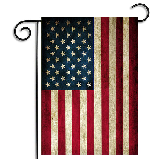 GFLG-046 Garden Flag - Patriotic Distressed American Flag