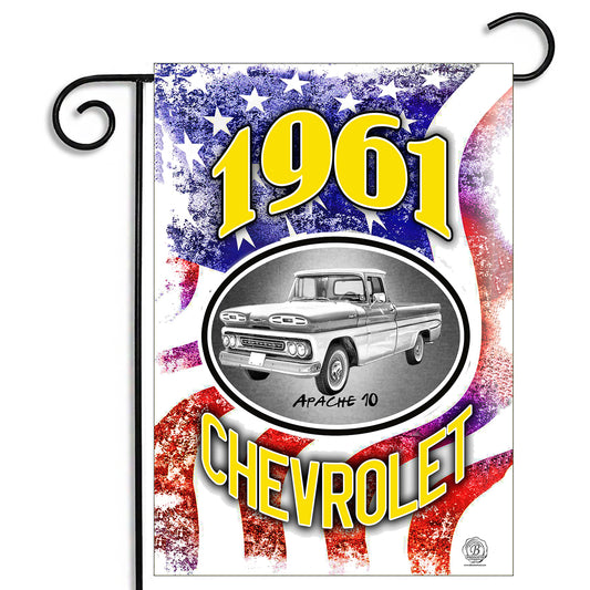 GFLG-060 Trucks - Garden Flag 1961 Apache Truck Design