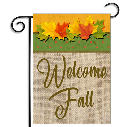 GFLG-091 Holidays - Garden Flag Welcome Fall Season