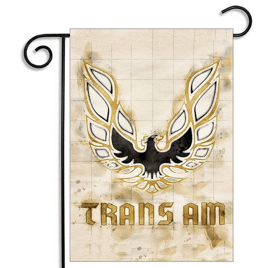 GFLG-102 Cars - Garden Flag Trans Am Hood Emblem Design