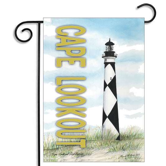 GFLG-122 NC Beaches - Garden Flag Cape Lookout Lighthouse