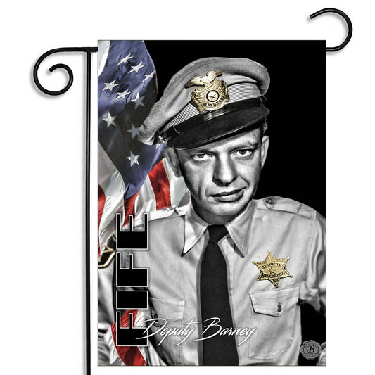 GFLG-156 Garden Flag - Mayberry Deputy Barney Fife American Flag