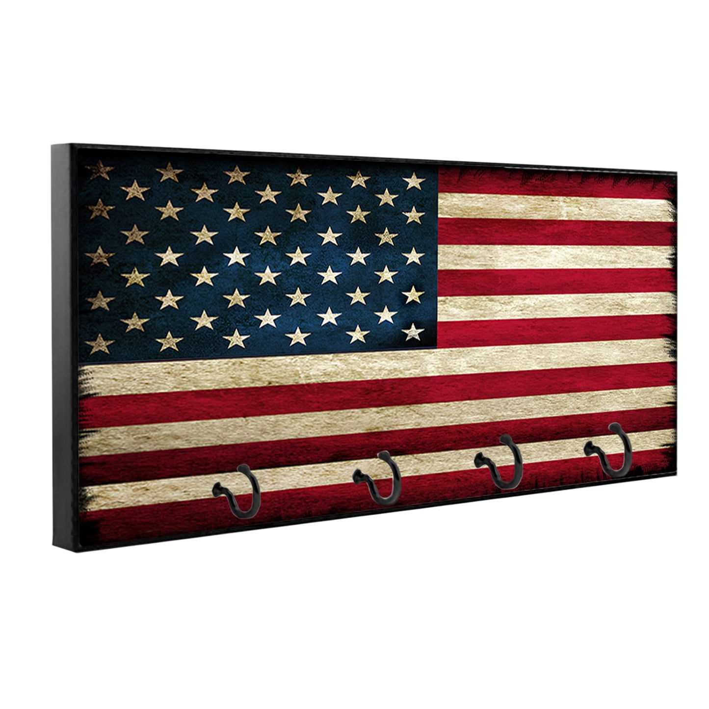 KH-041 Key Hanger - Patriotic American Flag of the United States