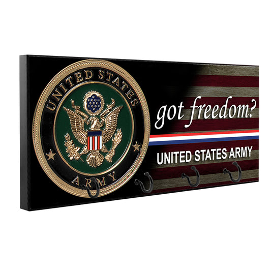 KH-044 Key Hanger - Army Got Freedom American Flag