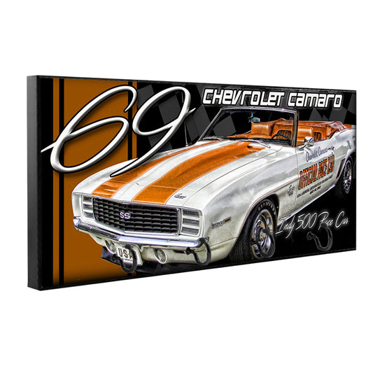 KH-048 Key Hanger - 1969 Camaro Indy 500 Classic Muscle Car