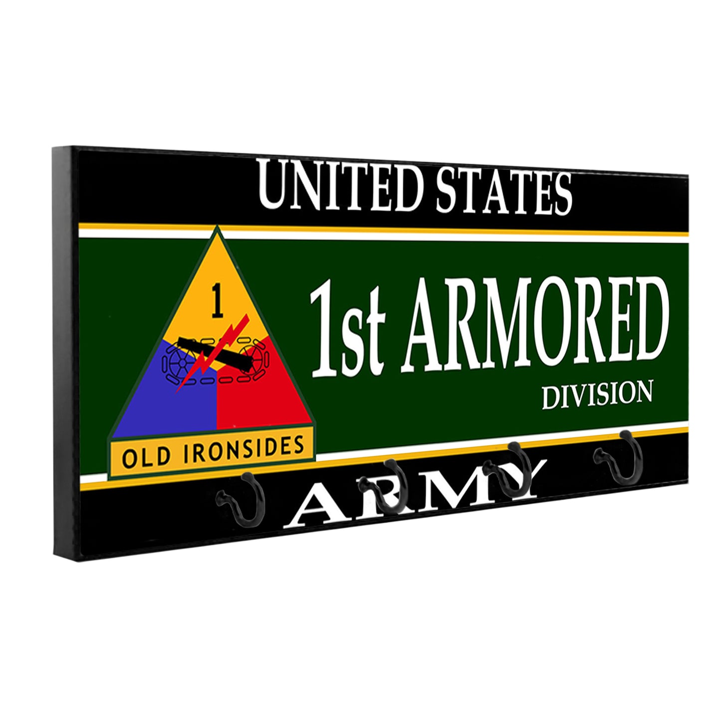 KH-063 Key Hanger - Army 1st Armored Division Old Ironside Tanks