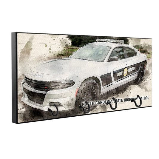KH-456 Key Hanger - North Carolina State Highway Patrol Patrol Car Charger