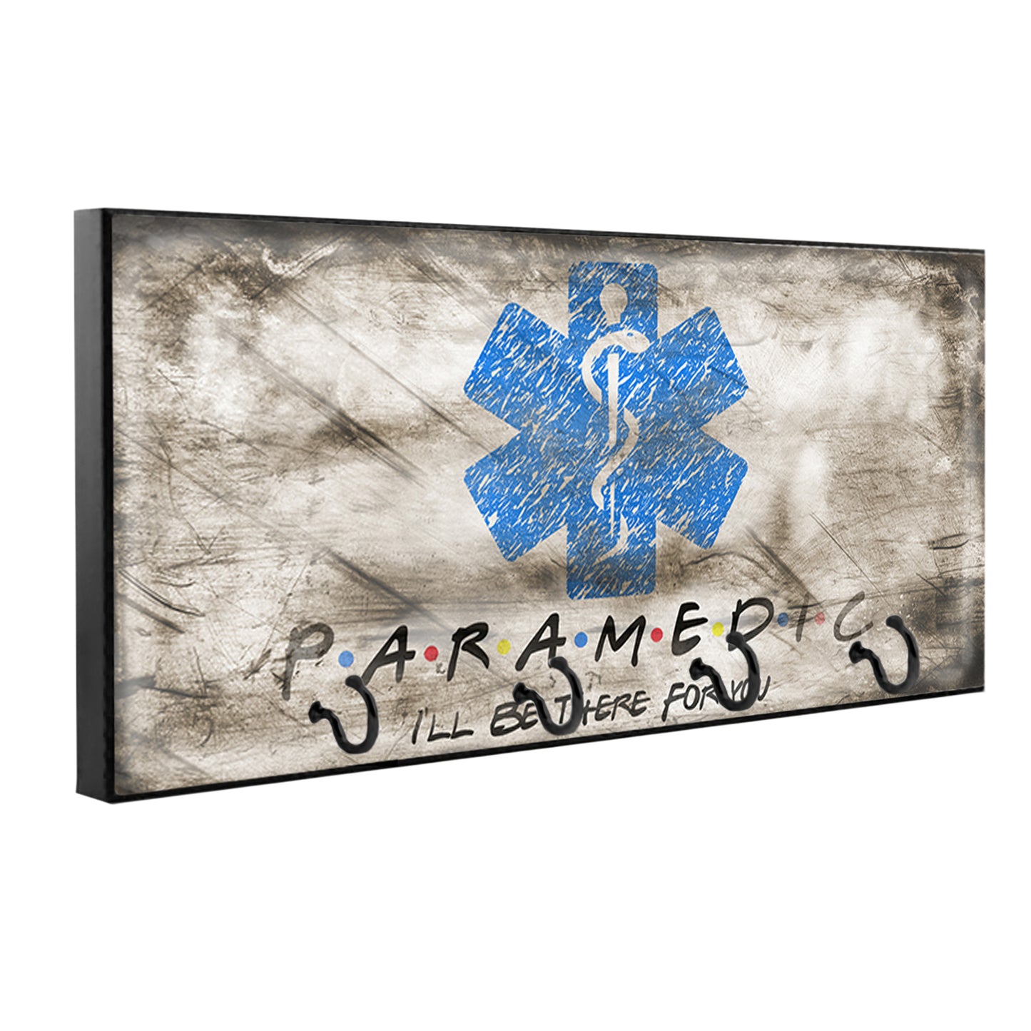 KH-457 Key Hanger - Paramedics Star Of Life FRIENDS Design