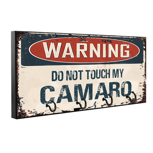 KH-767 Key Hanger - Warning Do Not Touch My Camaro
