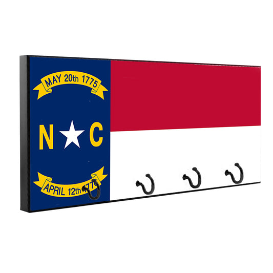 KH-852 Key Hanger - North Carolina State Flag