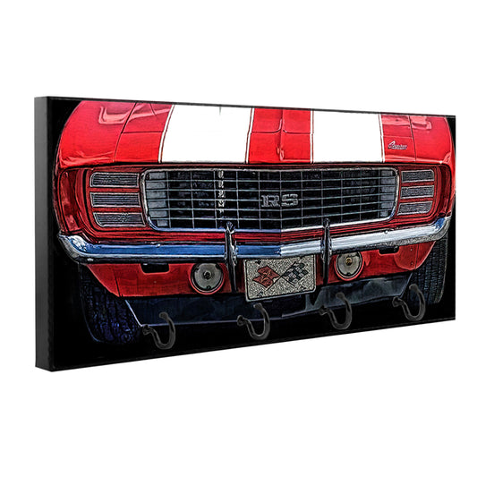 KH-881 Key Hanger - 1969 Camaro Red Front End Muscle Car