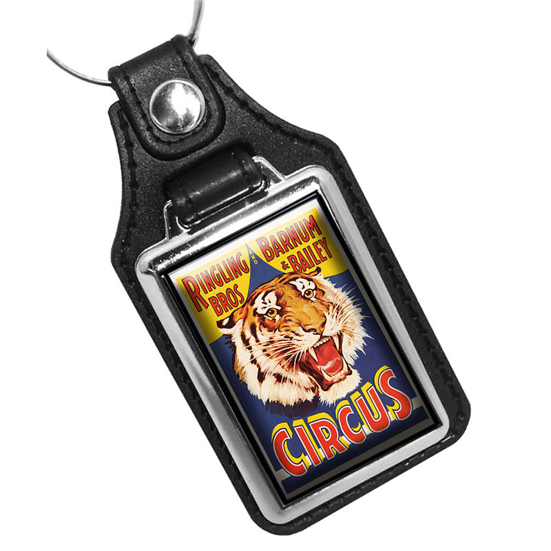 KR-002 Key Ring - Ringling Brothers Circus Tiger Poster
