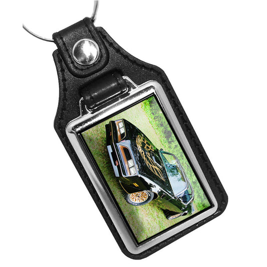 KR-008 Key Ring - 1977 Pontiac Trans Am Classic Car Black