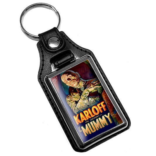 KR-017-1 Key Ring - Old Horror Movie Monster Karloff Mummy