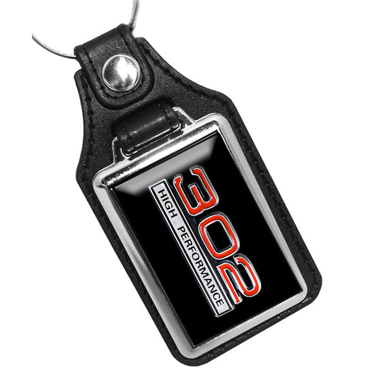 KR-018-1 Key Ring - Mustang 302 High Performance Engine