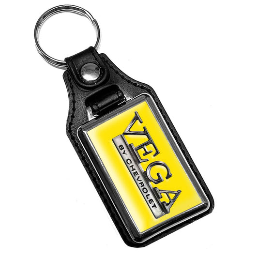 KR-022 Key Ring - Classic Vega Car Design Yellow