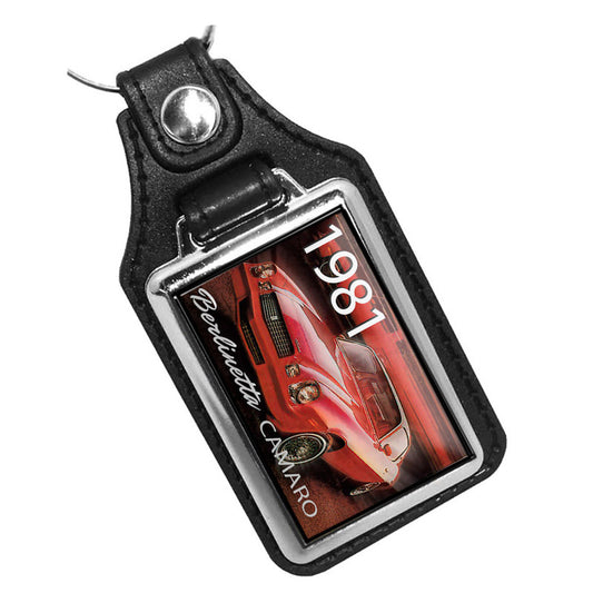 KR-028 Key Ring - 1981 Classic Camaro Berlinetta Red