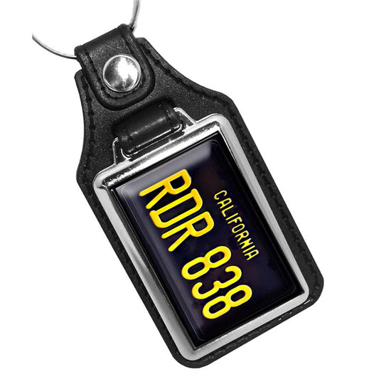 KR-1026 Key Ring - The Bullitt Movie California RDR 838 Charger