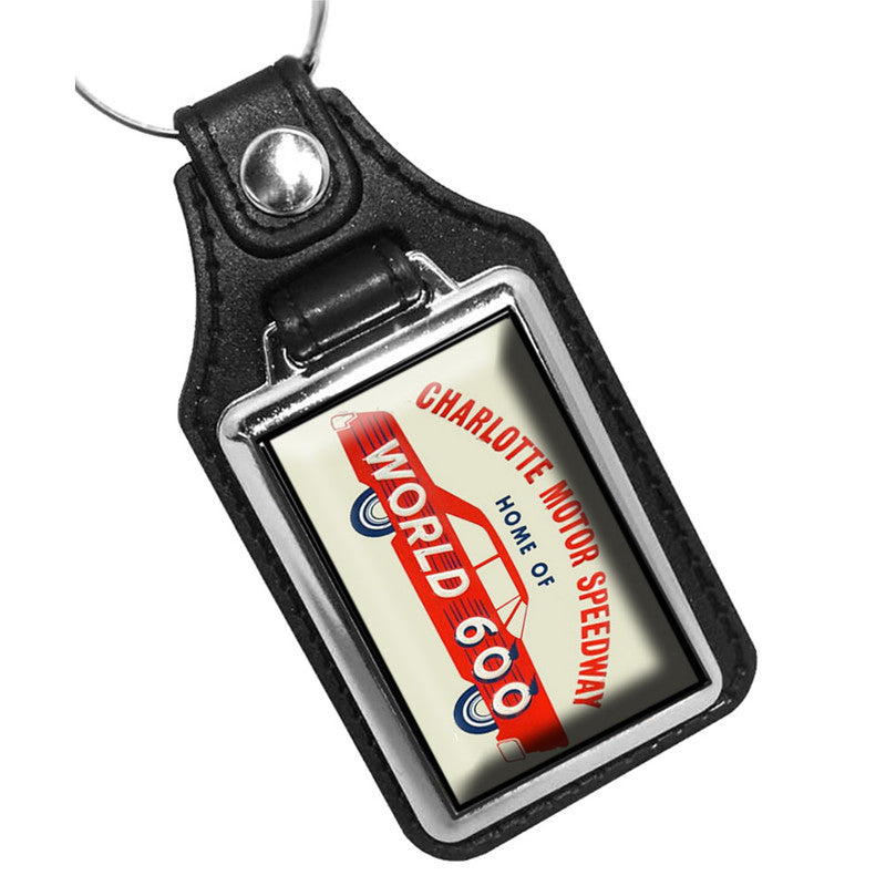 KR-1028 Key Ring - Vintage Charlotte Motor Speedway World 600