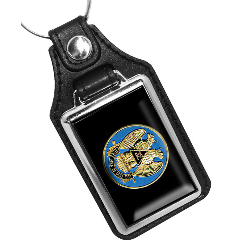 KR-1040 Key Ring - Mason Shriners Scotish Rite 32nd Mason