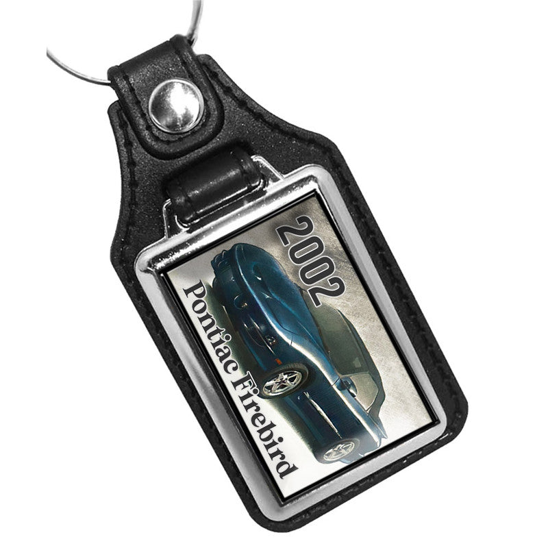 KR-1073 Key Ring - Classic 2002 Pontiac Firebird Blue Design