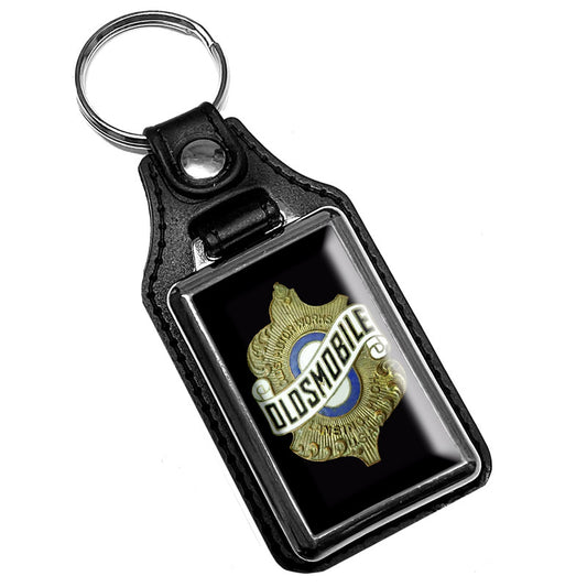 KR-111 Key Ring - Vintage Oldsmobile Radiator Emblem Design
