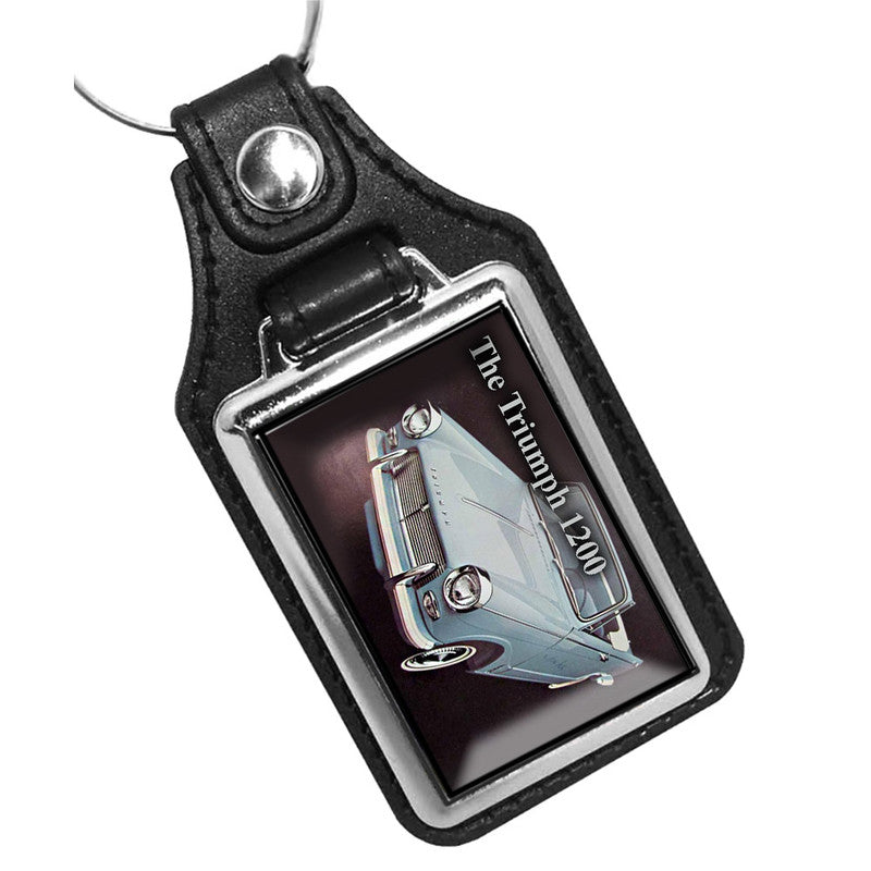 KR-1121 Key Ring - Vintage 1965 Triumph 1200 Convertible Sports Car