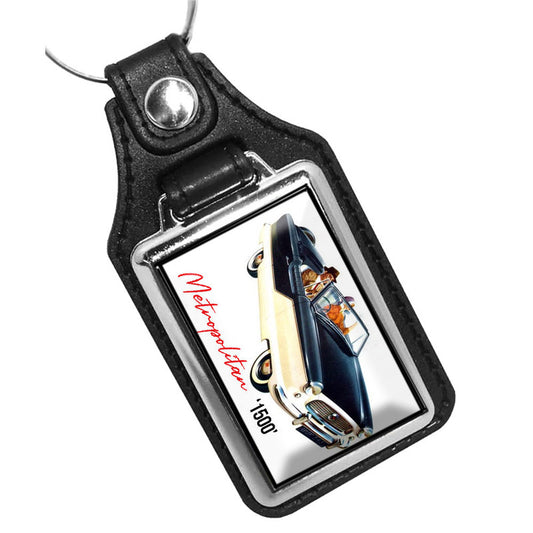 KR-1129 Key Ring - Vintage Metropolitan Convertible Car