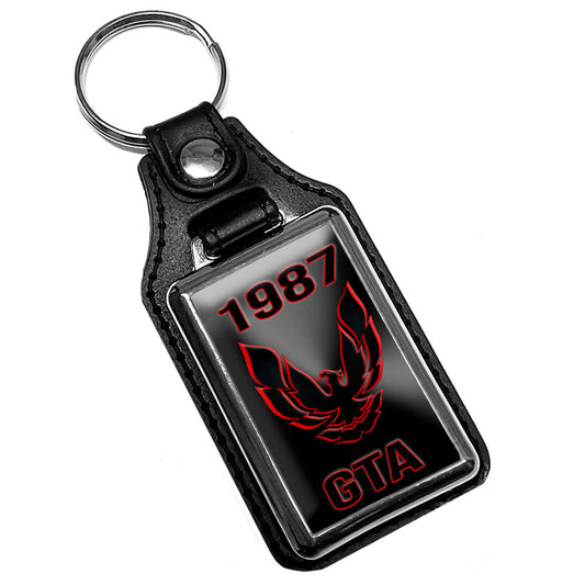 KR-113 Key Ring - 1987 Classic Trans AM GTA Black Red
