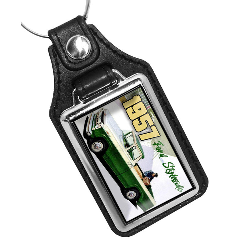 KR-1147 Key Ring - Classic 1957 Ford Styleside Pick Up Truck