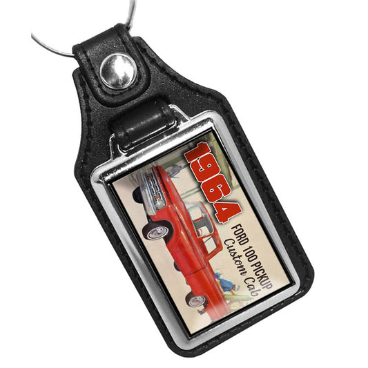 KR-1153 Key Ring - Classic 1964 Ford 100 Pick Up Custom Cab